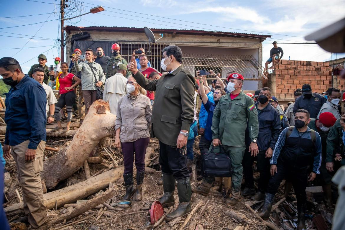 Maduro visita Las Tejerías_EFE