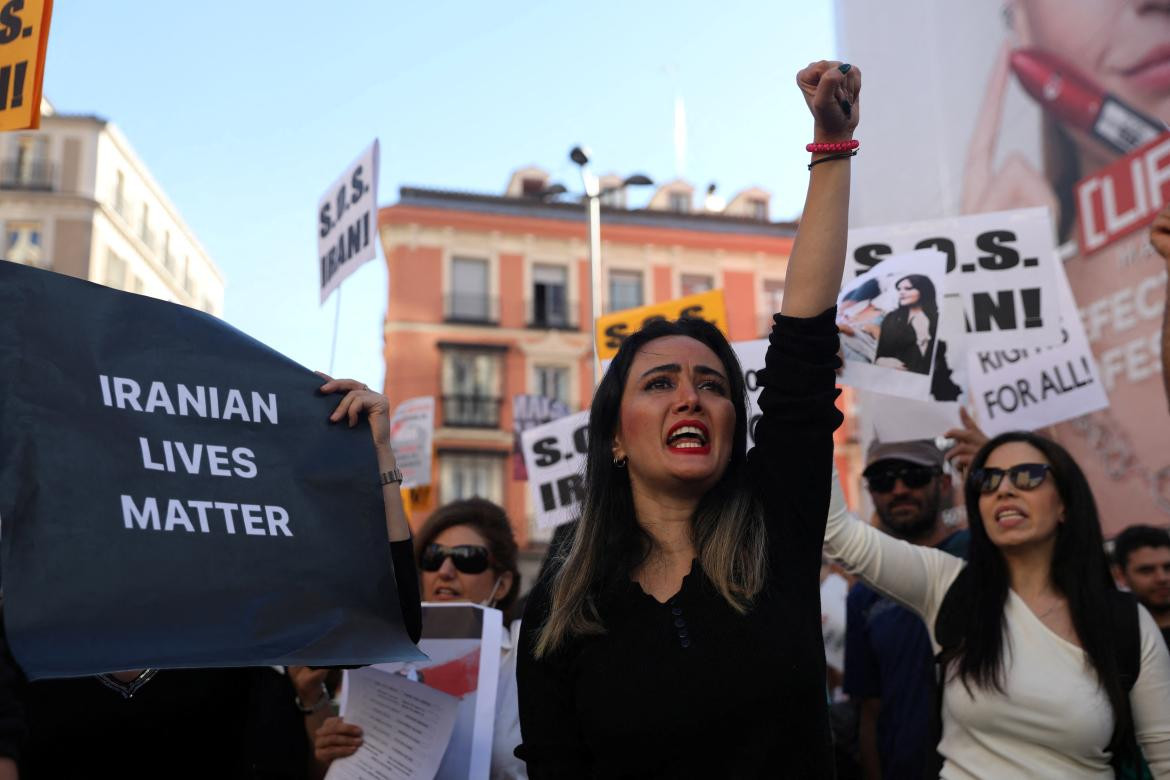 Protestas en Madrid en apoyo a las mujeres de Irán_Reuters