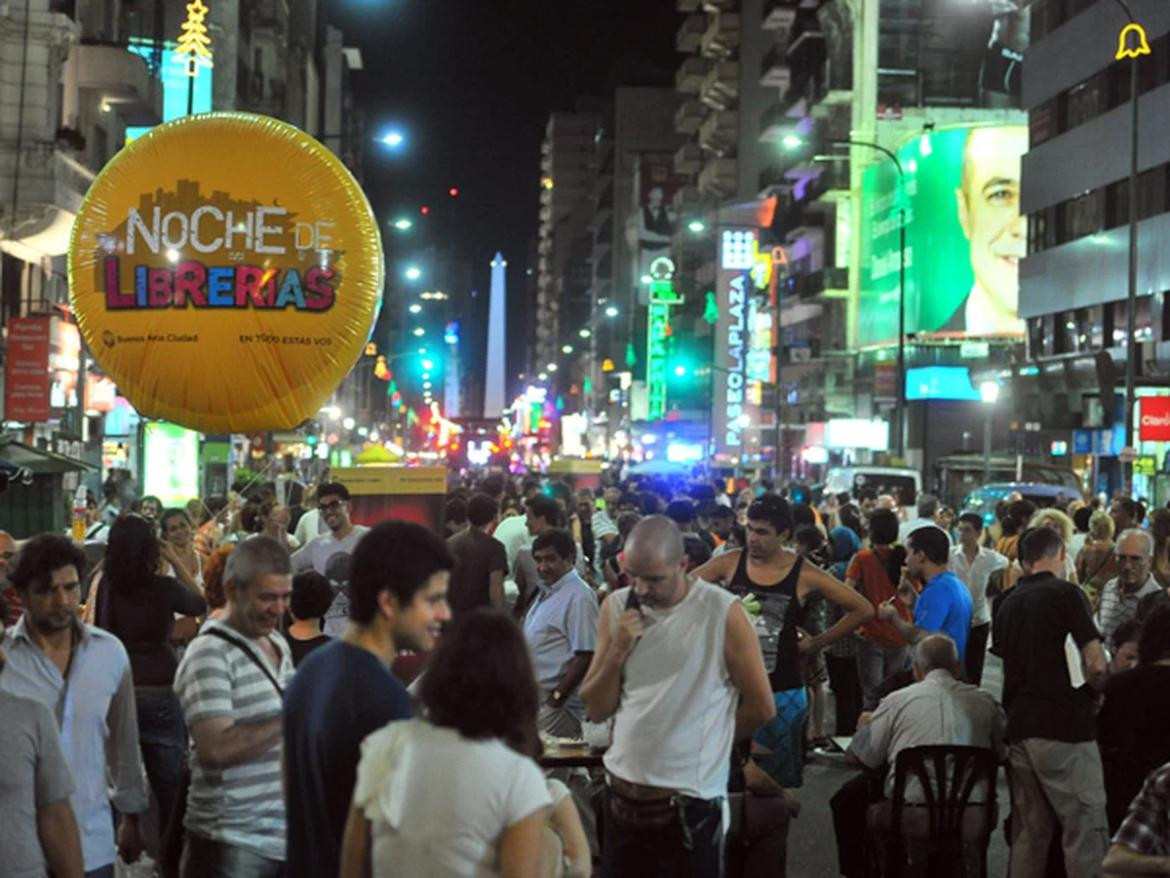 Noche de las Librerías. Foto: Télam