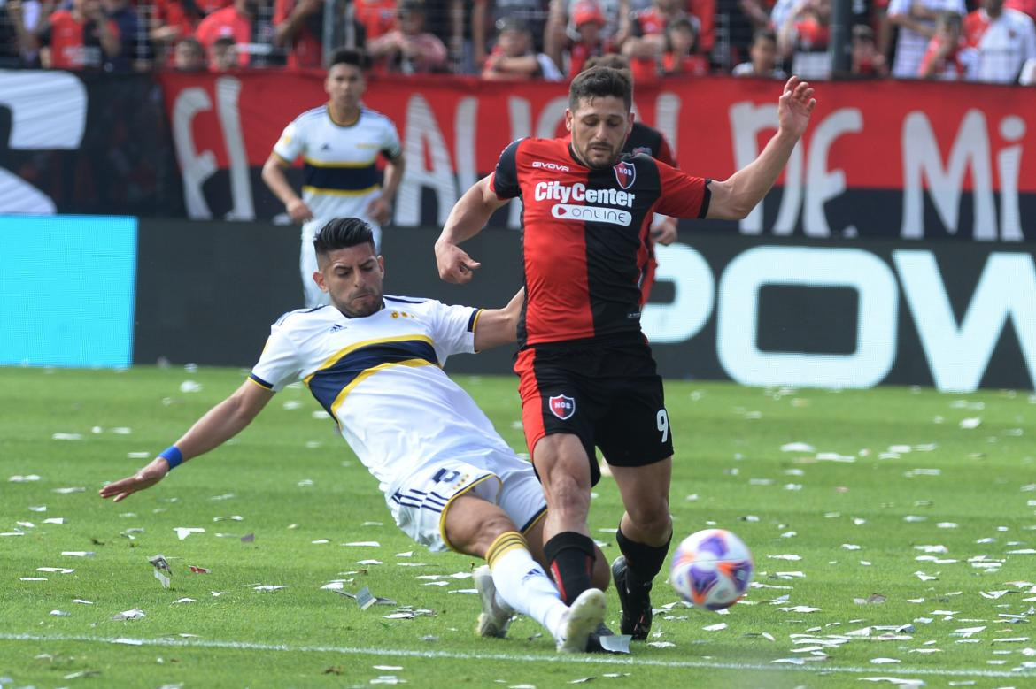 Newells vs. Boca. Foto: Télam.