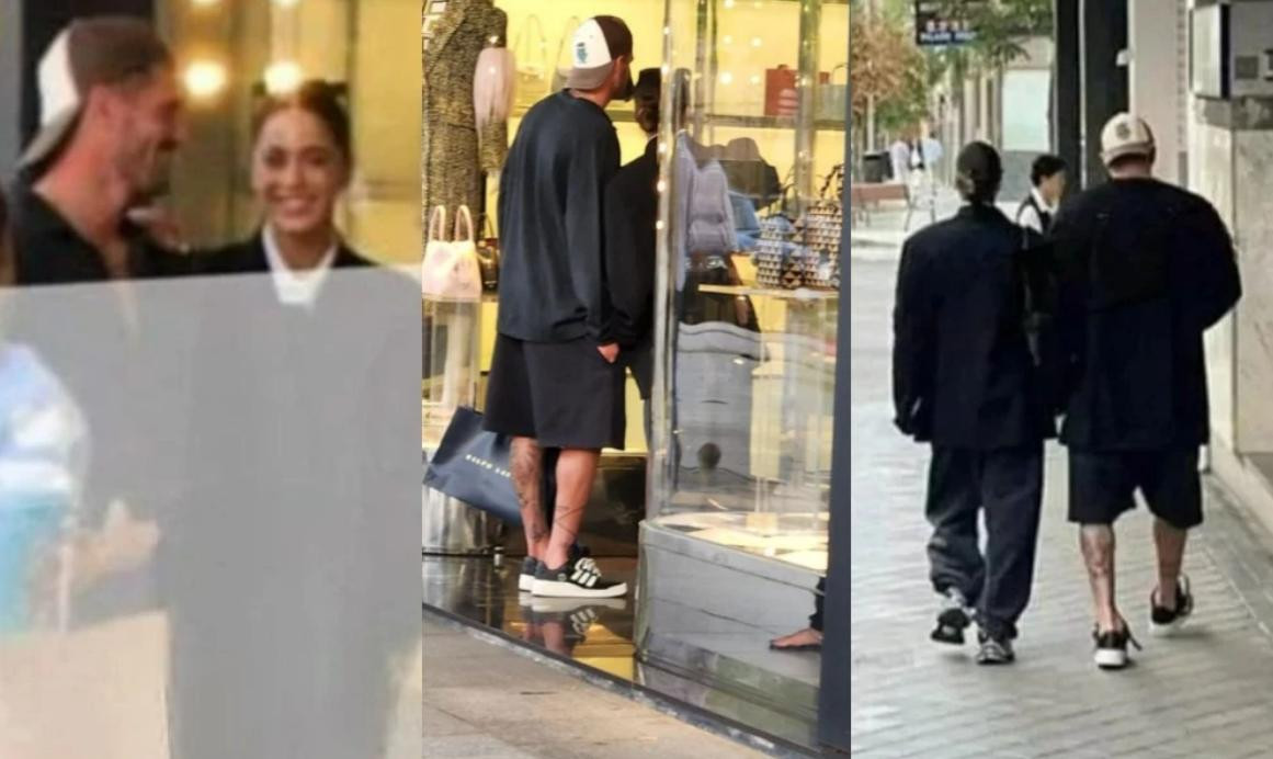 Tini y De Paul juntos en Madrid. Foto: NA.