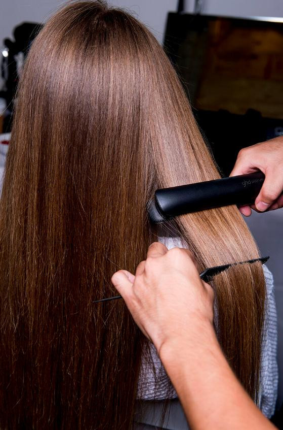 Cabello alisado. Foto: Telva