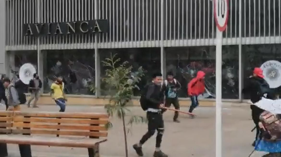 Incidentes en Colombia. Foto: captura de video