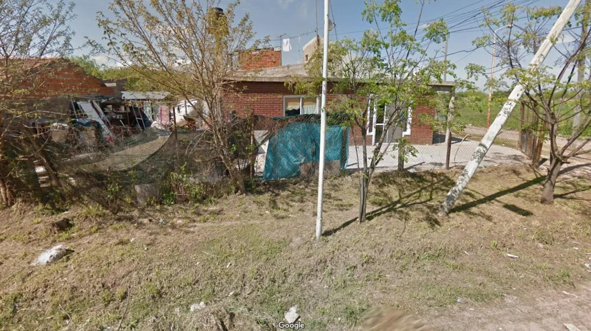 La vivienda donde la bebé se hirió. Foto: Google Maps.