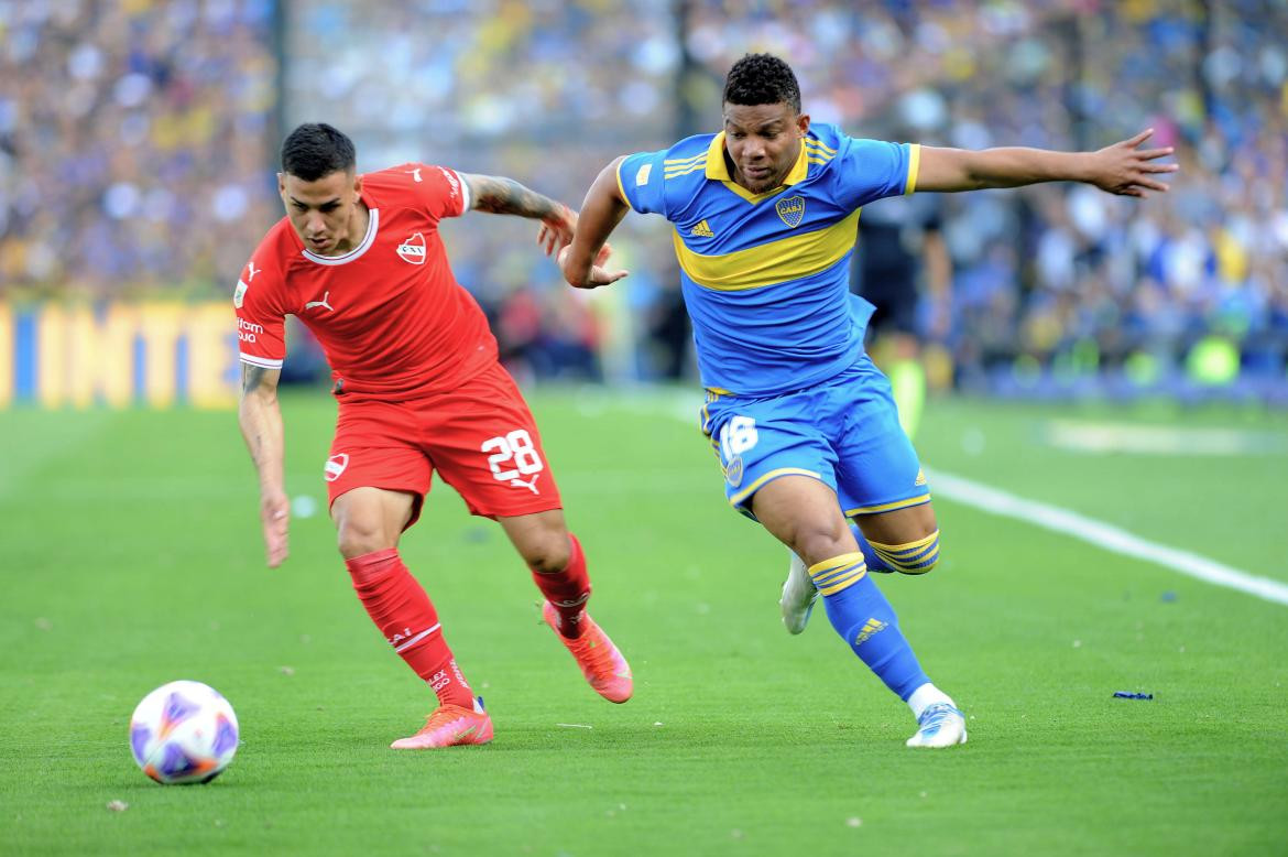 Boca vs. Independiente. Foto: Télam.