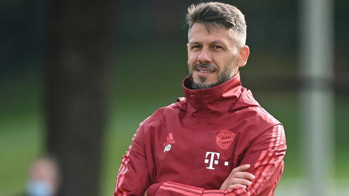 Martín Demichelis en el Bayern Munich. Foto: Marca.