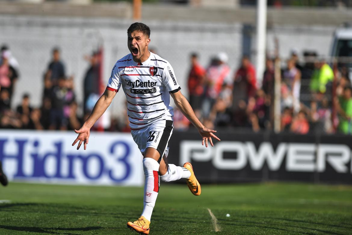 Ramiro Sordo, el autor del gol de Newells frente a Barracas. Foto: Télam.