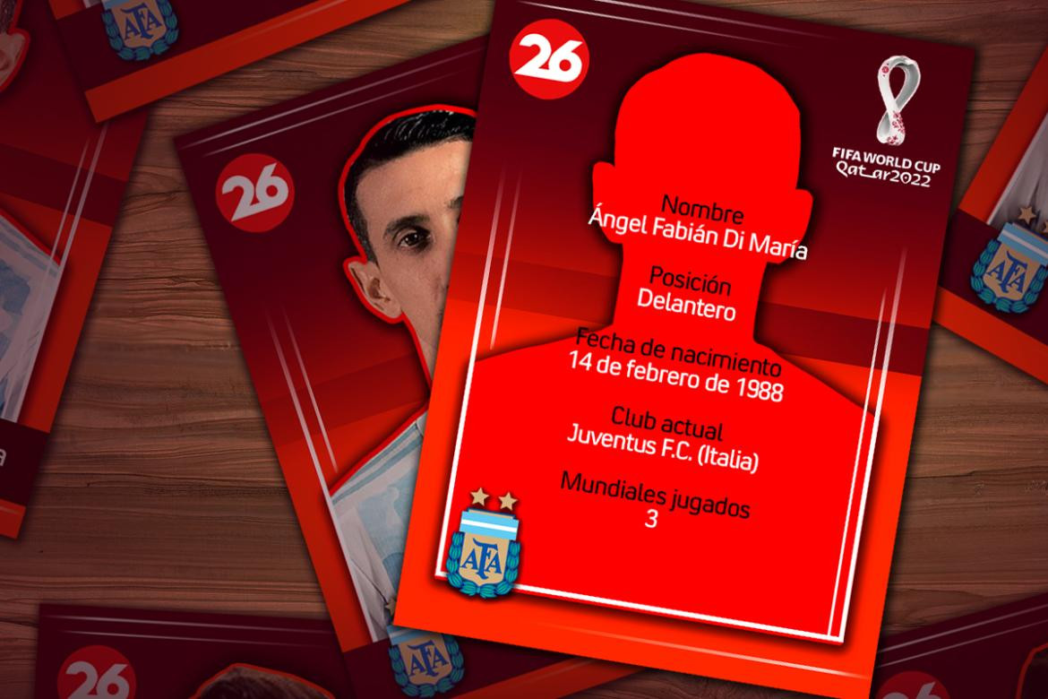 Mundial Qatar 2022, Canal 26, perfil, Ángel Di María