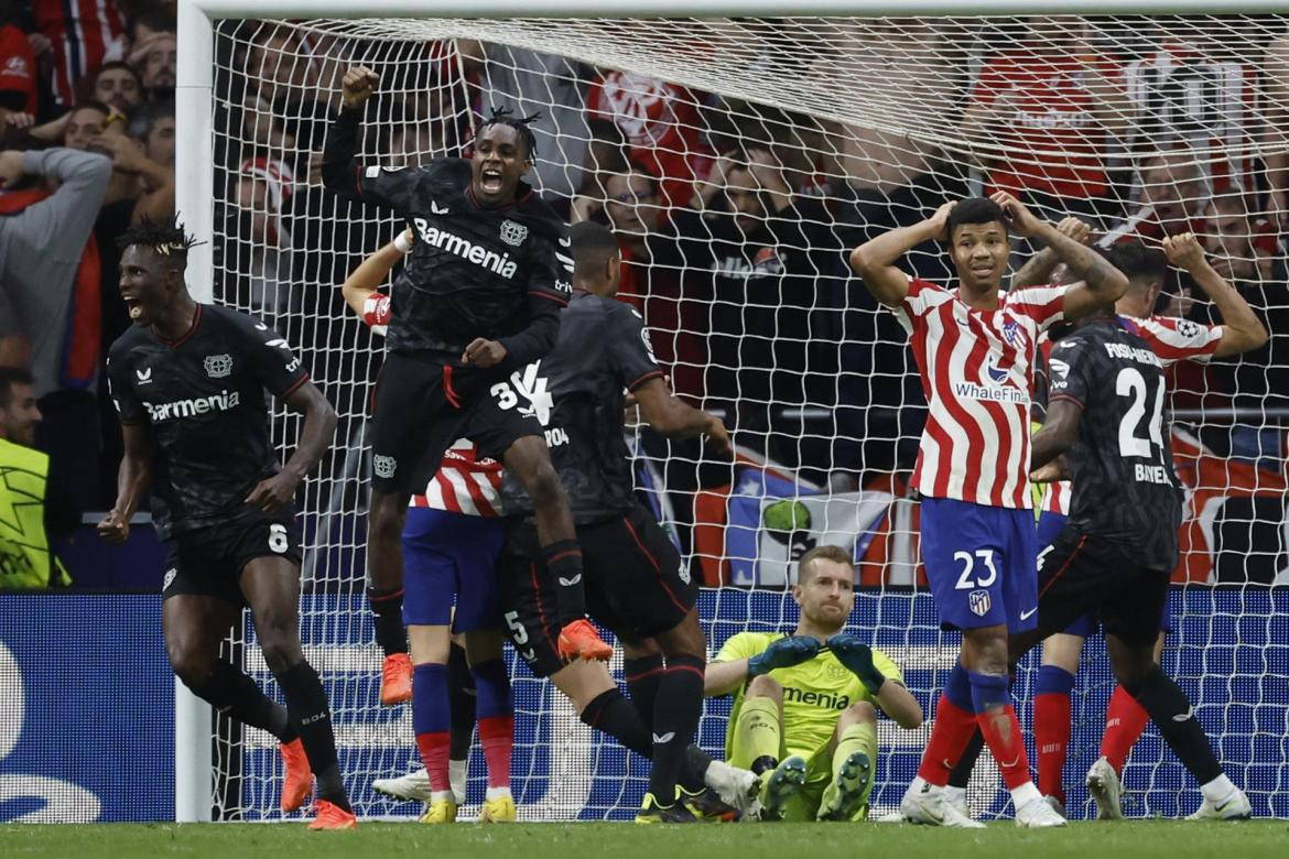 Atlético de Madrid vs Leverkusen, Champions League. Foto: EFE