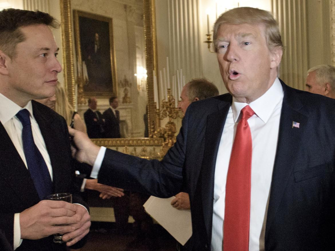 Elon Musk y Donald Trump. Foto: REUTERS