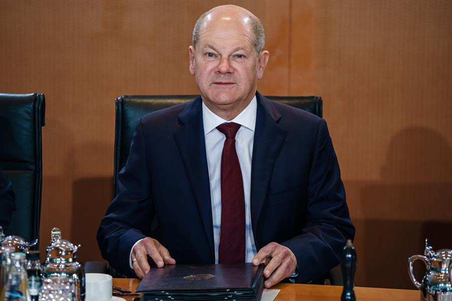 canciller alemán Olaf Scholz foto EFE