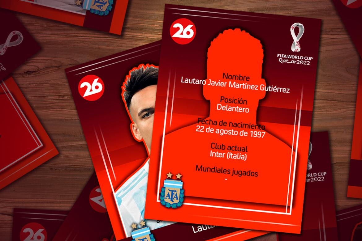 Mundial Qatar 2022, Canal 26, perfil, Lautaro Martínez