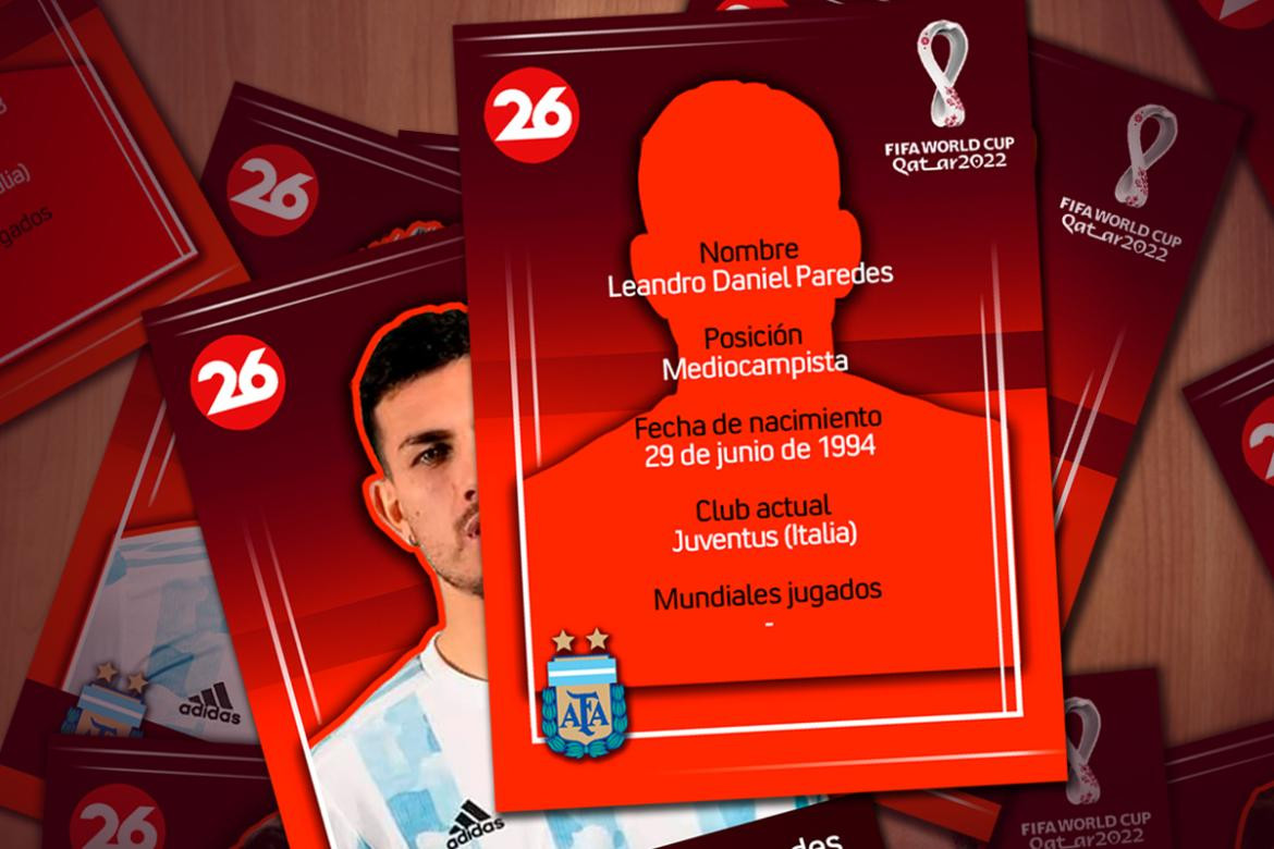 Mundial Qatar 2022, Canal 26, perfil, Leandro Paredes