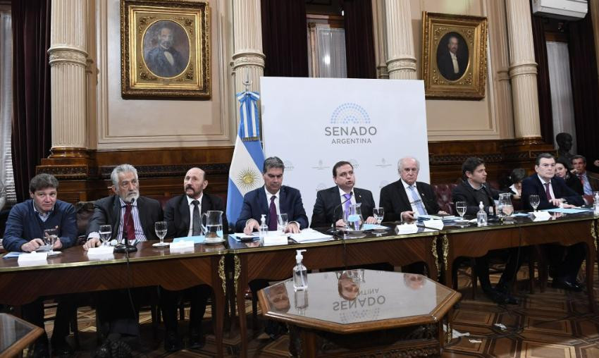 Debate en el Senado del Presupuesto 2023. Foto: NA.