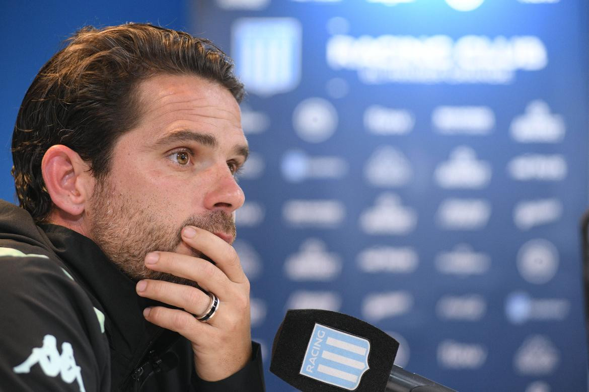 Fernando Gago; entrenador de Racing. Foto: NA.