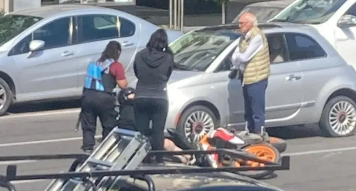 Carlos Bianchi atropelló a un ciclista. Foto: NA.