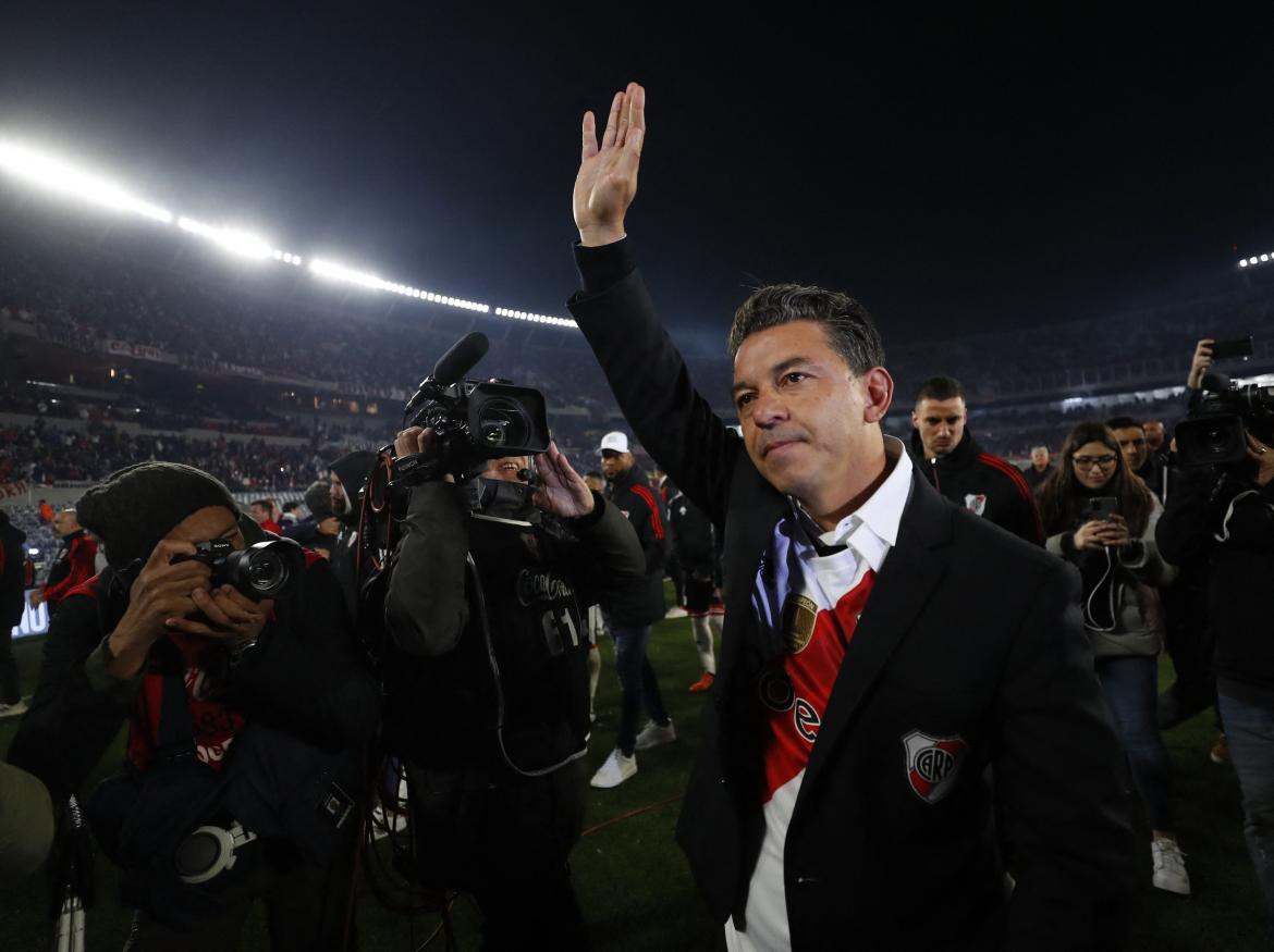 Marcelo Gallardo se juega su anteúltimo partido. Foto: Reuters.