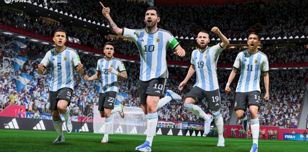 EA Sports, Selección Argentina. Foto: FIFA 23.