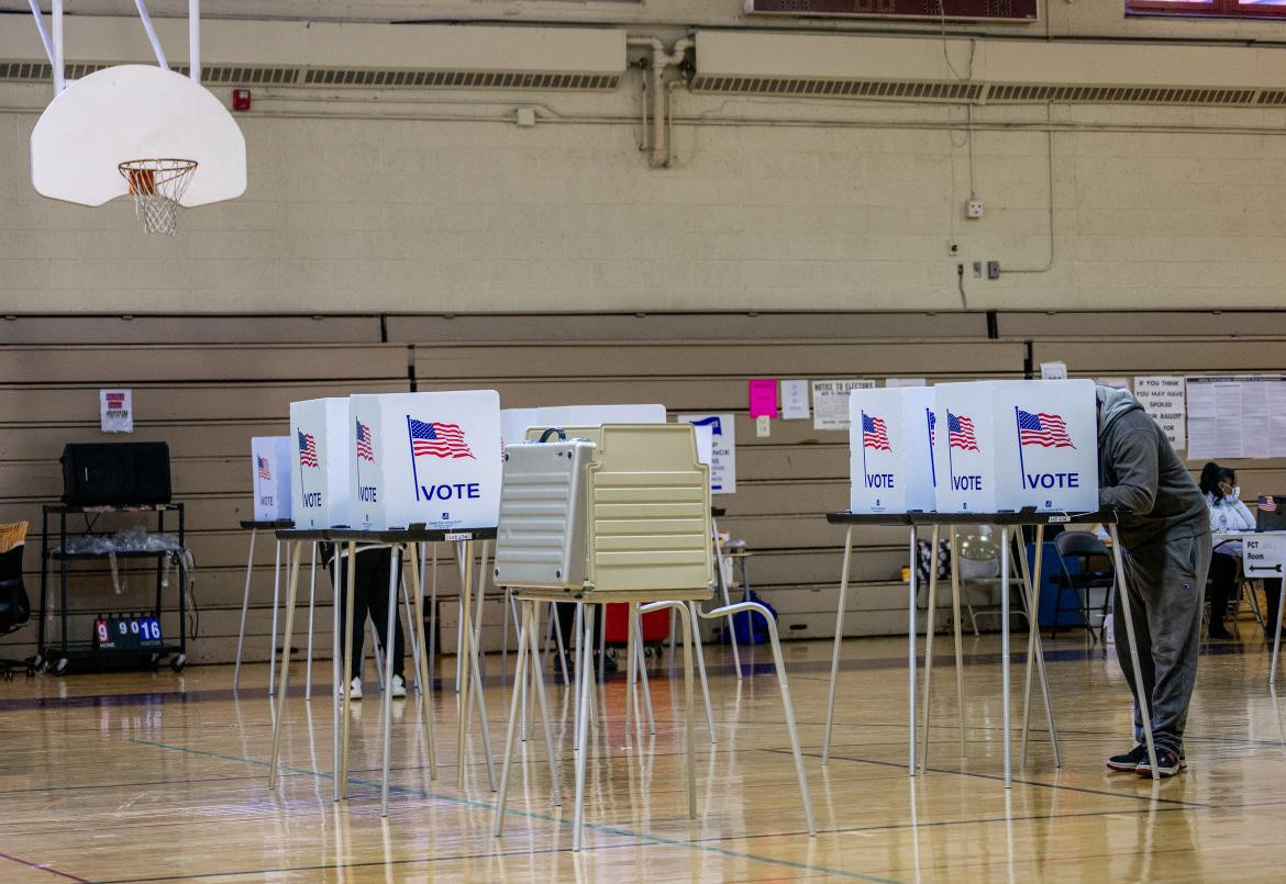 Votación en Estados Unidos. Foto: Télam