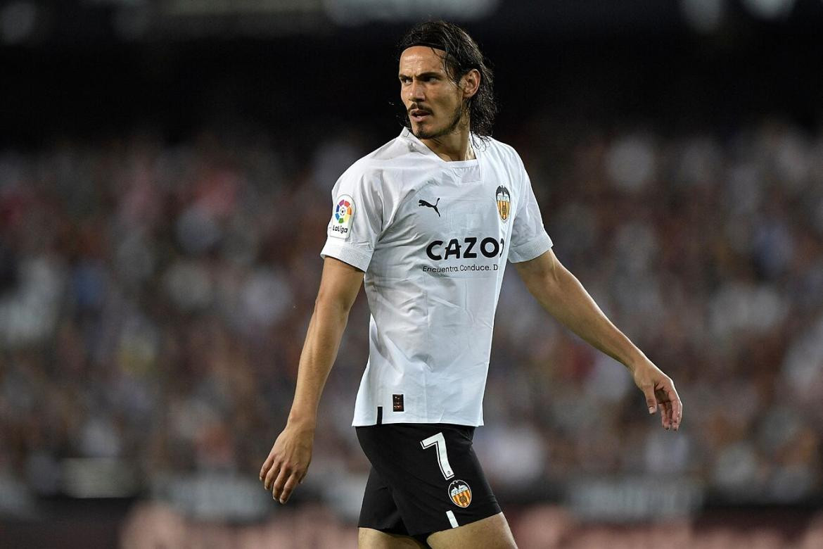 Edison Cavani, Valencia. Foto: REUTERS