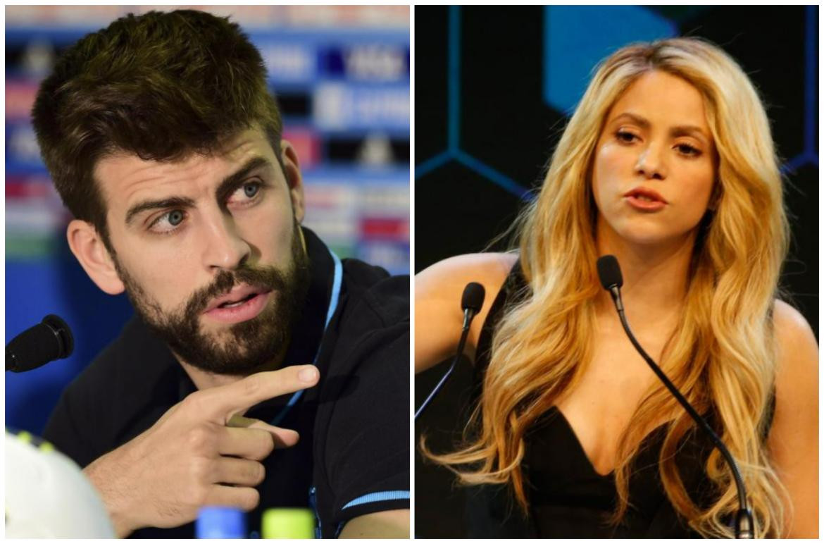 Gerard Piqué y Shakira. Fotos: NA - Reuters