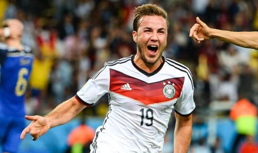 Mario Gotze en la final del Mundial de Brasil 2014. Foto: NA.