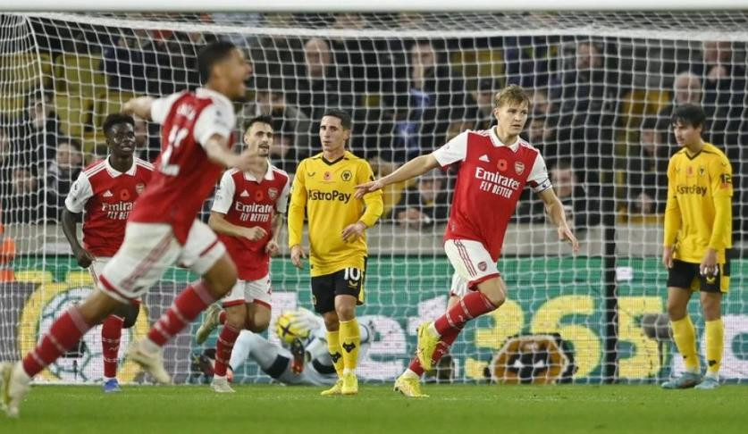 Arsenal vs Wolves, Premier. Foto: NA