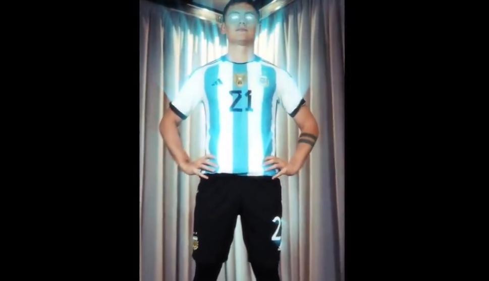 Paulo Dybala se transforma en TikTok para la Selección. Foto: tiktok.com/@paulodybala