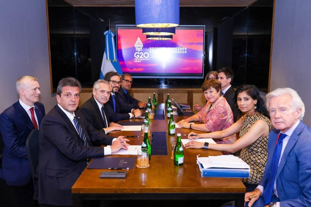 FMI, reunión, Alberto Fernández, Kristalina Georgieva, NA