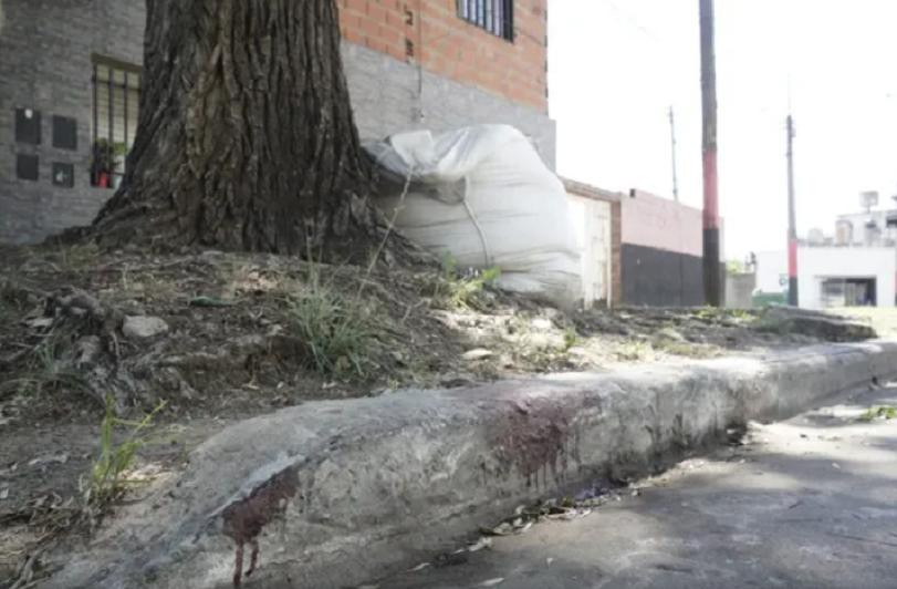 Lugar donde fue baleado el exbarra. Foto: La Capital