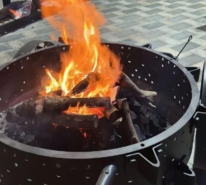 Asado de la Selección en Qatar. Foto: @tagliafico3.