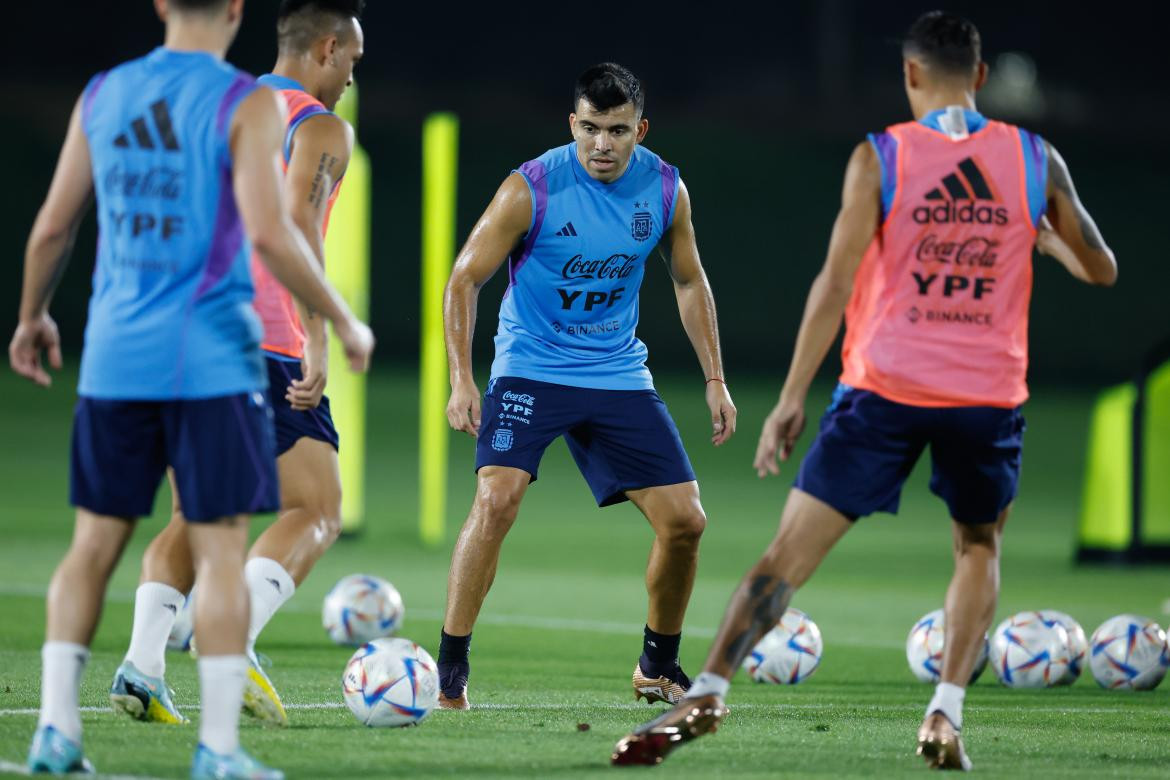 Entrenamiento de la Selección. Foto: EFE.