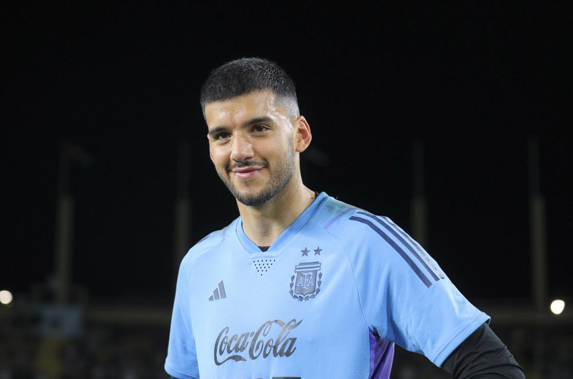 Gerónimo Rulli; Selección Argentina. Foto: NA.