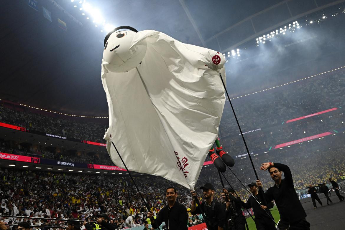 Fiesta inauguración del Mundial Qatar 2022. Foto: Reuters.