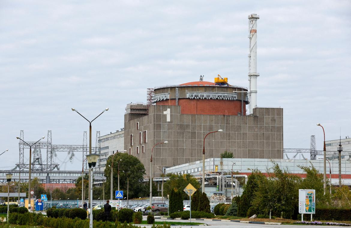 Central nuclear de Zaporiyia que fue bombardeada. Foto: Reuters.