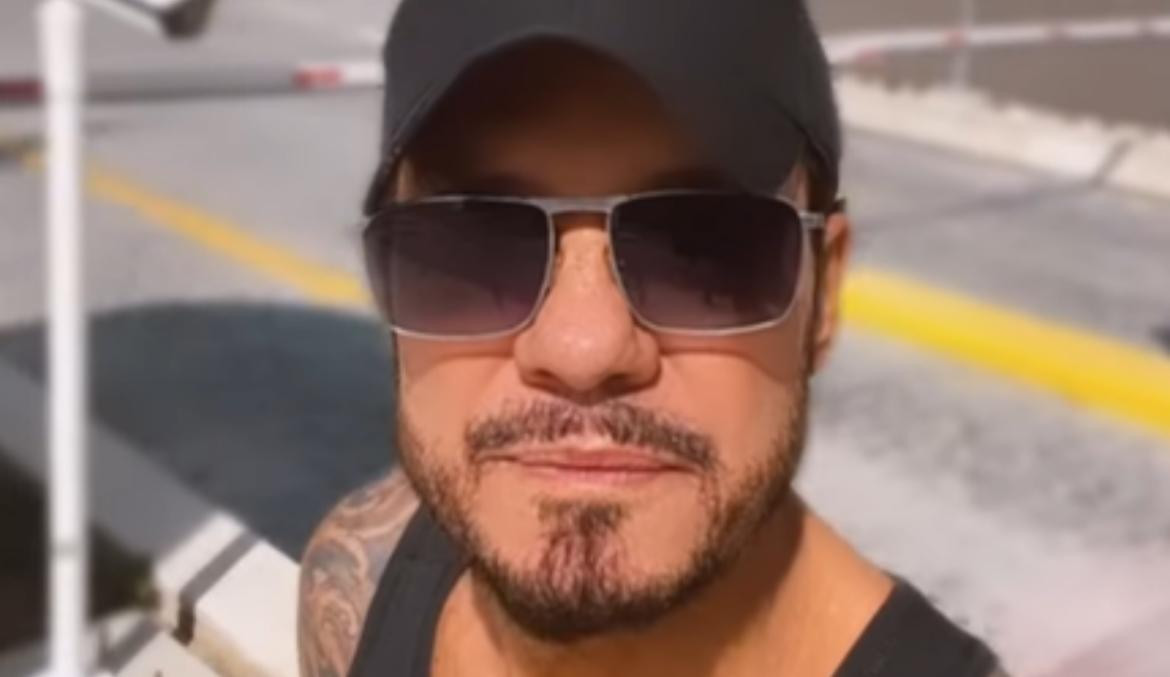 Marcelo Tinelli en Qatar. Foto: captura.