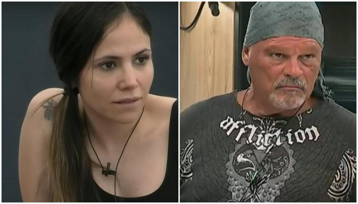 Romina y Alfa de Gran Hermano. Fotos: captura.