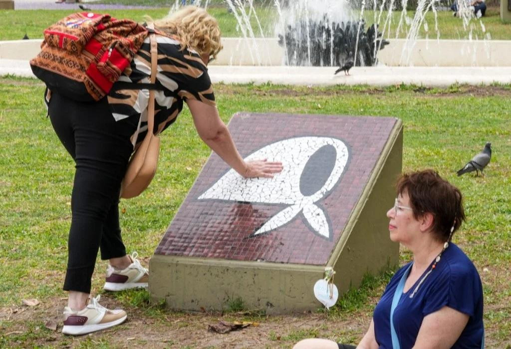 Homenaje en Plaza de Mayo. Foto: NA.