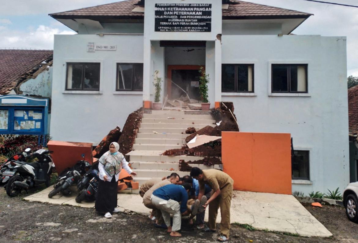 Sismo en Indonesia. Foto: Reuters.