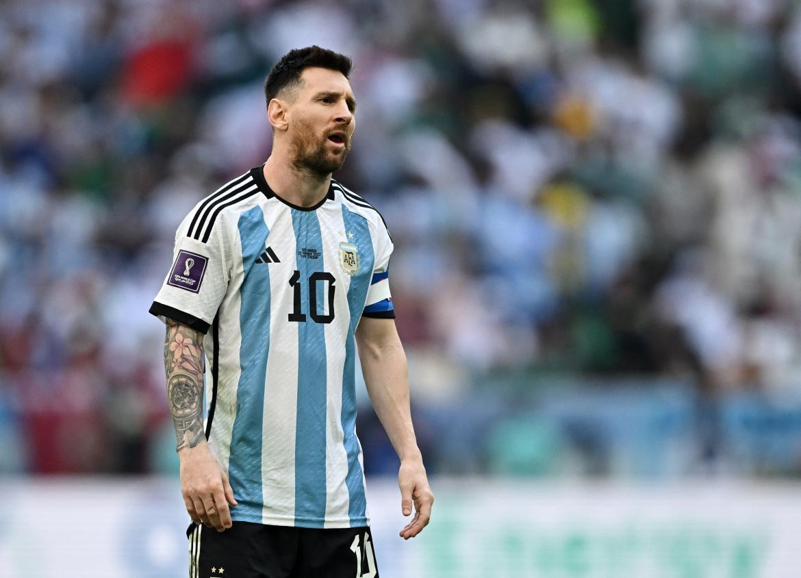 Argentina vs. Arabia Saudita, Mundial Qatar 2022,Messi, Reuters	