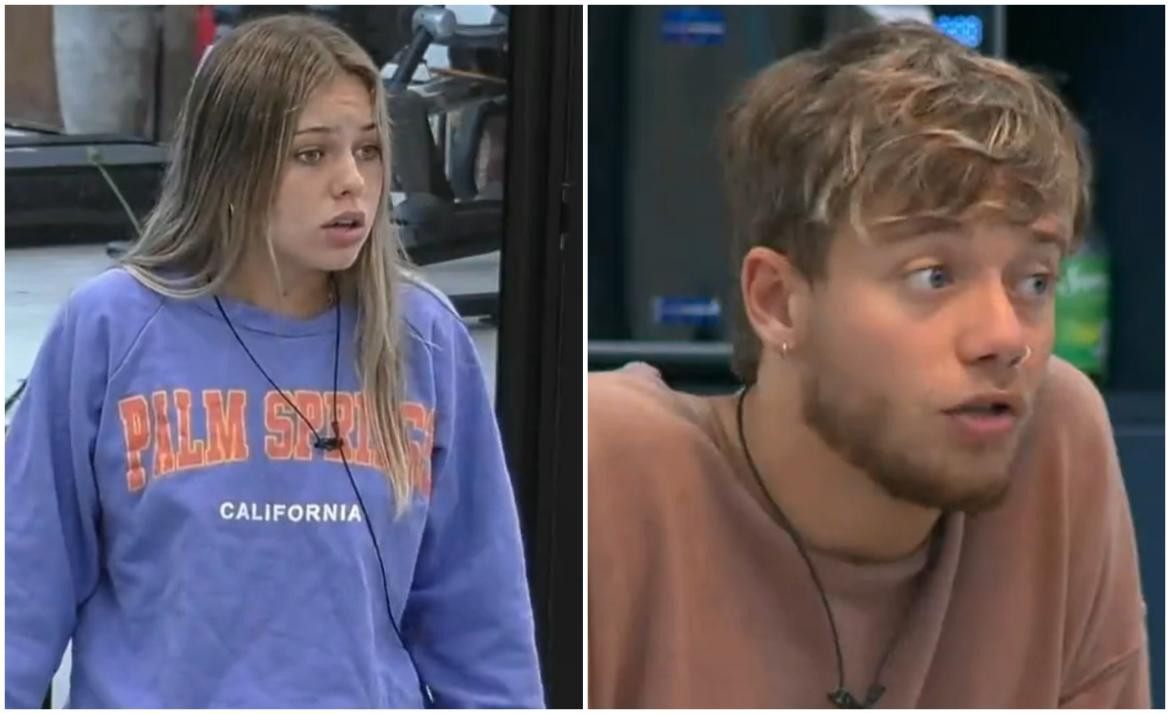 Coti y Nacho de Gran Hermano. Fotos: captura.