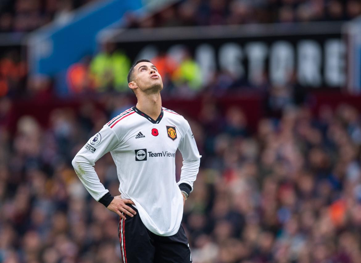 Cristiano Ronaldo en el Manchester United. Foto: EFE.