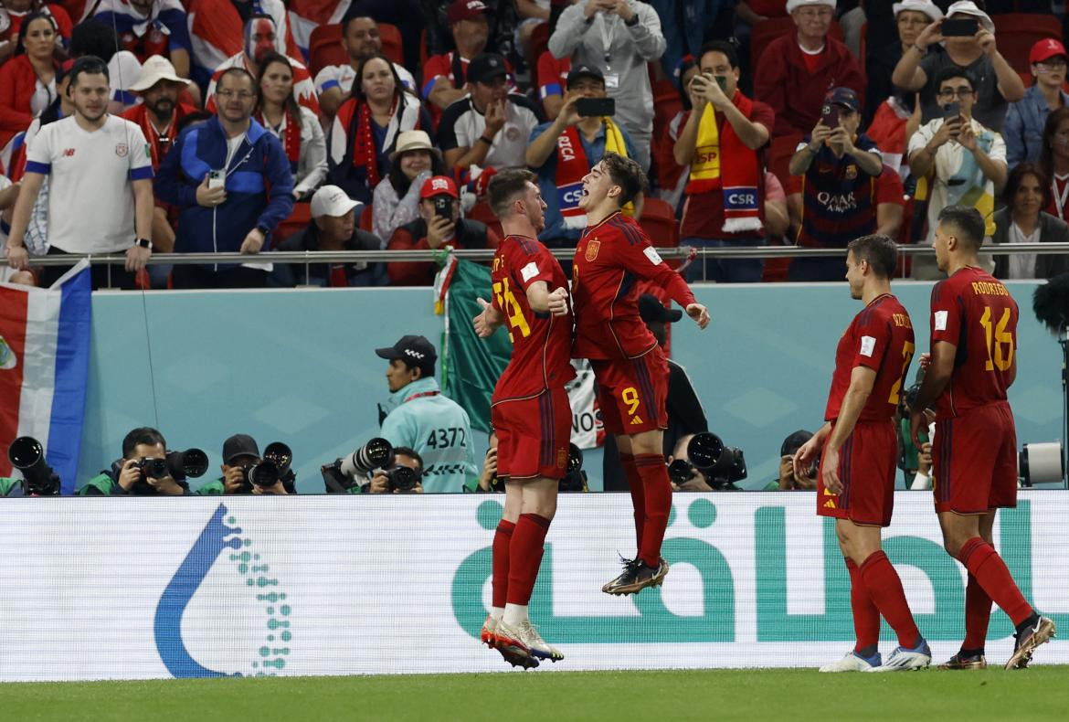 Mundial Qatar 2022, España vs. Costa Rica. Foto: REUTERS.