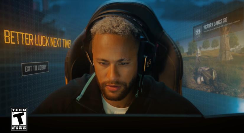 La colaboración de Neymar Jr. en PUBG. Foto: Prensa