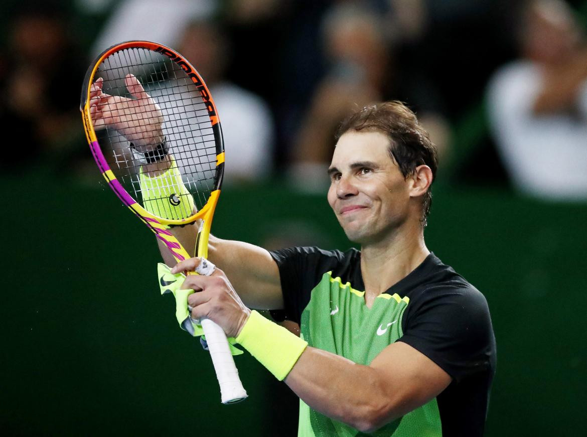 Rafael Nadal en Argentina. Foto: REUTERS.