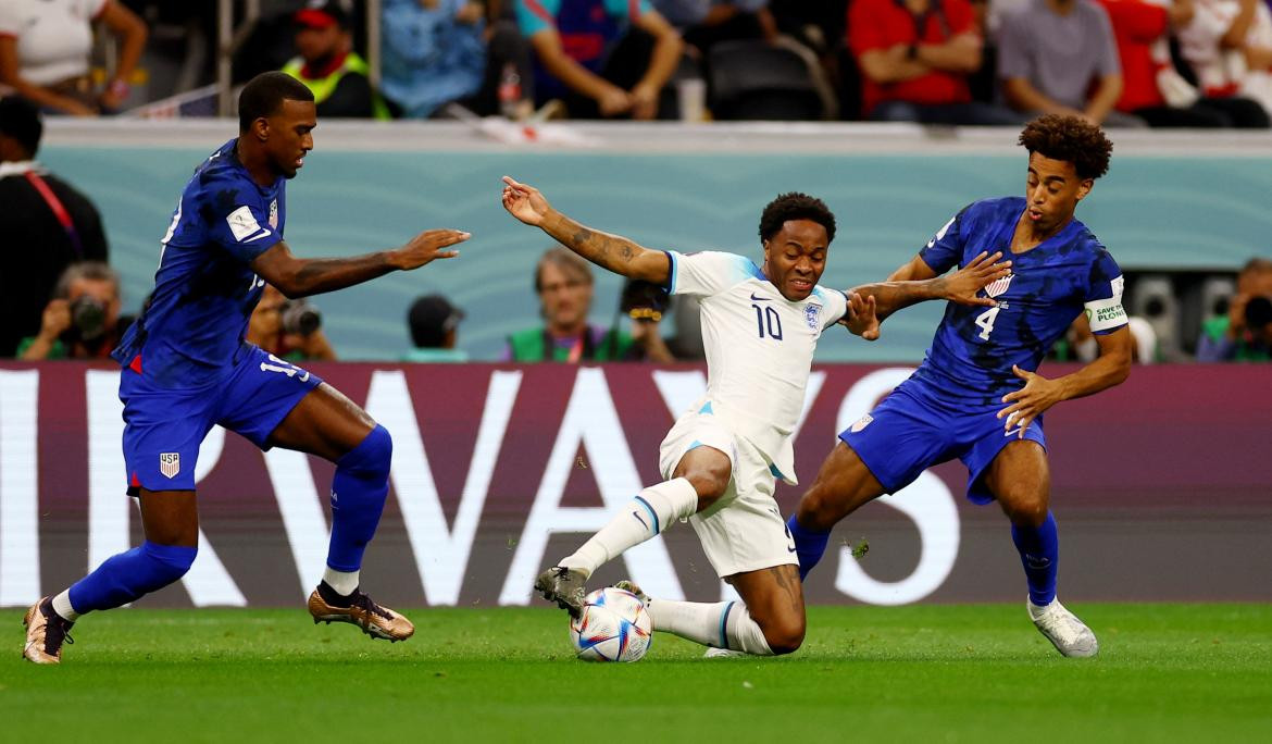 Inglaterra vs Estados Unidos, Mundial Qatar 2022. Foto: REUTERS