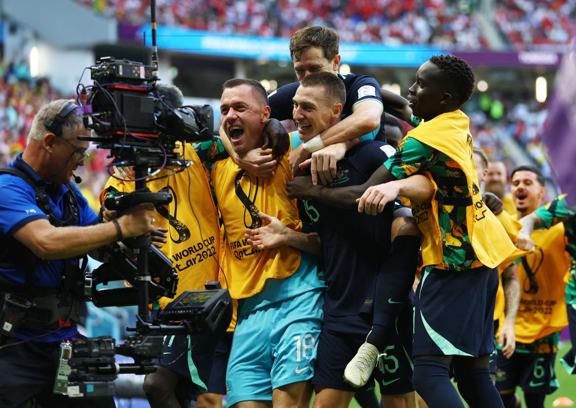 Mundial Qatar 2022, Túnez vs. Australia. Foto: REUTERS.