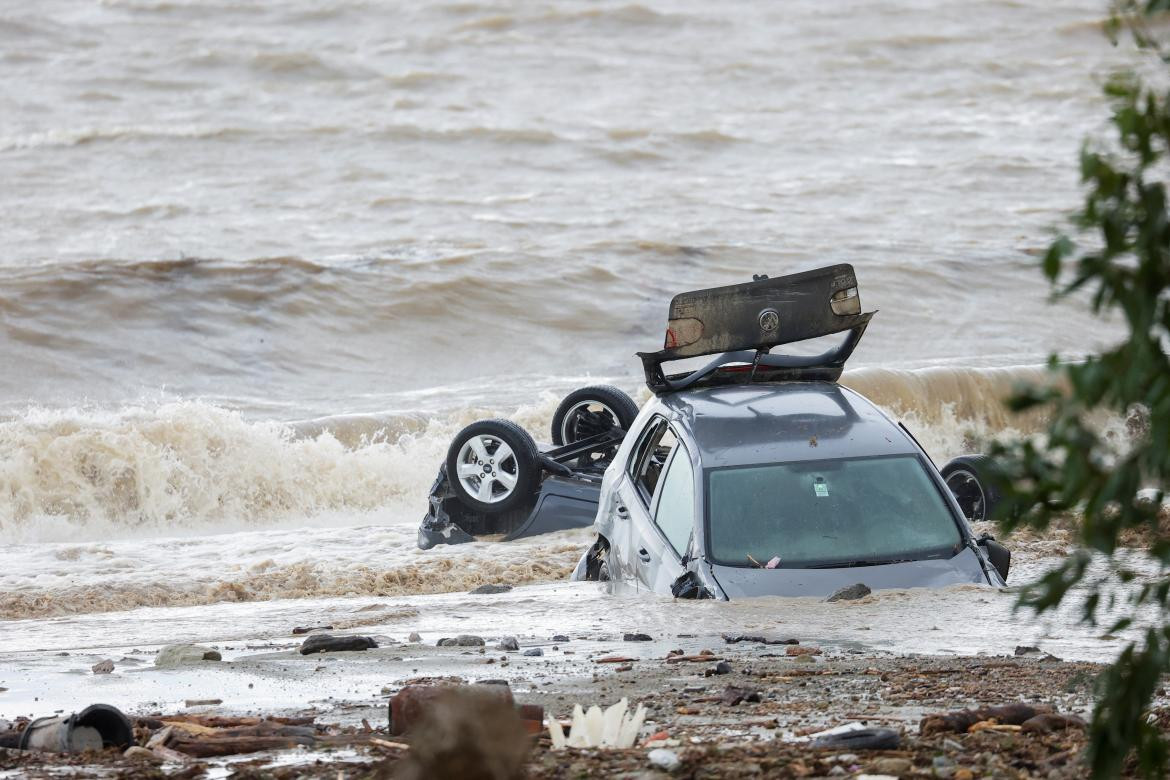 Desplazamiento de tierras en Italia. Foto: REUTERS.