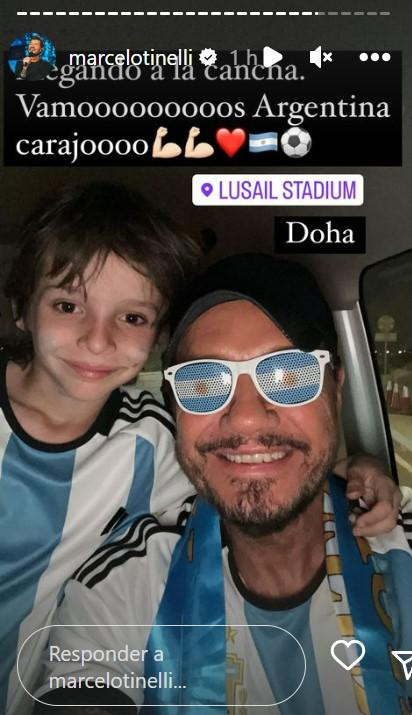 Tinelli Qatar Instagram