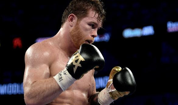 Canelo Álvarez, el mexicano que amenazó a Messi. Foto: Télam.